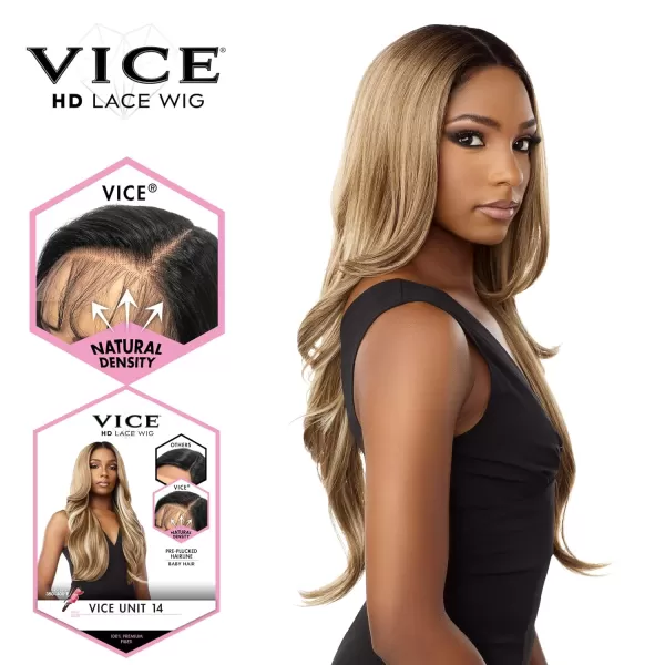 Sensationnel Synthetic Vice HD Lace Deep Part Wig - UNIT 14 