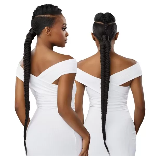 Sensationnel Lulu Pony Wrap - high heat synthetic yaki pony tail or up do wig piece - LULU PONY Wrap 2 