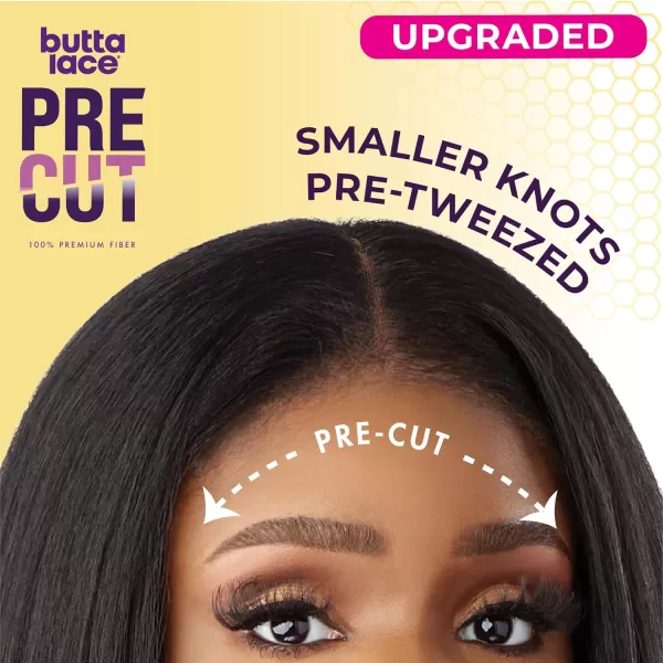 Sensationnel Butta Lace precut Front Wigs - unit 2 glueless precut lace extra wide 5 inch deep part synthetic wig pre-cut pre tweezed smaller knot hairline - Butta pre cut unit 2 