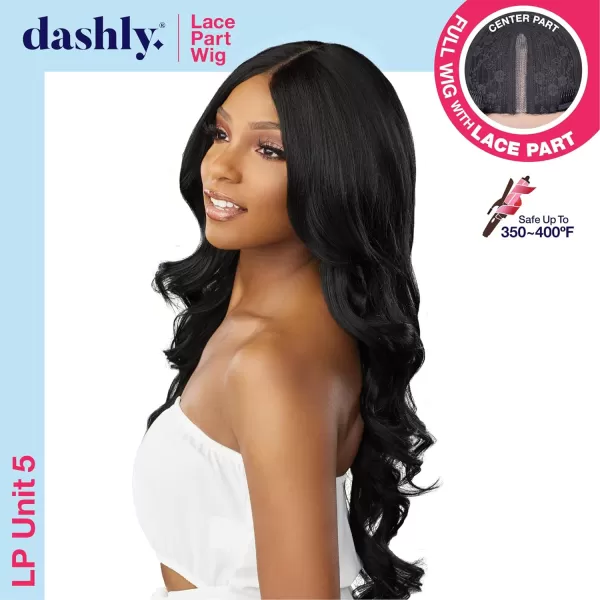 Sensationnel Dashly Lace Part Full Wig - Unit 5 hand tied parting for a natural finish synthetic hair 4 Inch Deep Part - Dashly Lace Part unit 5 