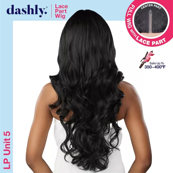 Sensationnel Dashly Lace Part Full Wig - Unit 5 hand tied parting for a natural finish synthetic hair 4 Inch Deep Part - Dashly Lace Part unit 5 