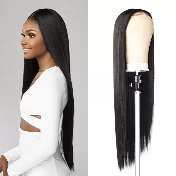 Sensationnel Human Hair Blend Butta HD Lace Front Wig - STRAIGHT 32 
