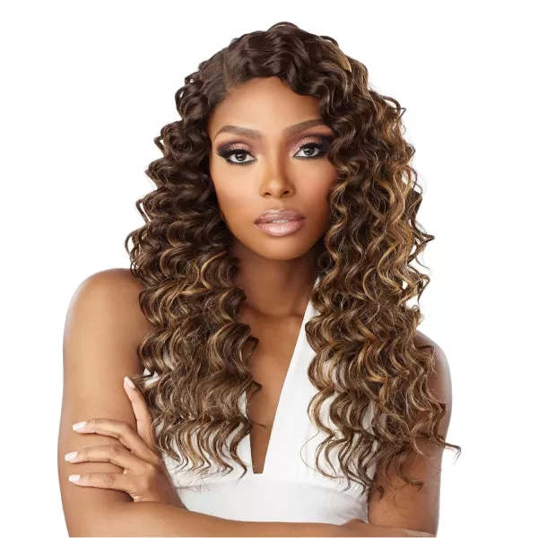 Sensationnel Vice Bundles Multi weaving - Vice Deep Twist synthetic virgin hair dupe with 2x5 Lace Closure - Vice Bundle Multi Deep Twist 