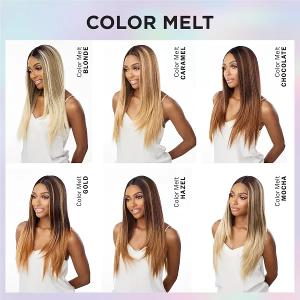Sensationnel What Lace 13x6 Wigs - Human Hair Blend MARIELLA 26-inch Cloud 9 synthetic with preplucked hairline - Whatlace HHM MARIELLA 26 inch 