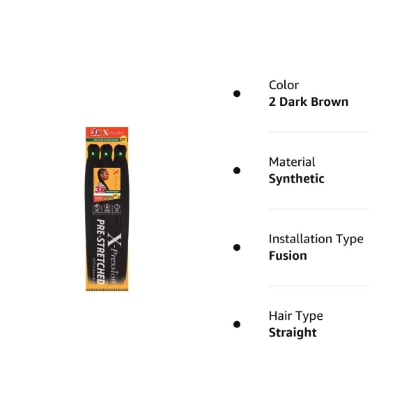 Sensationnel Braids XPRESSION 3X Pre-Stretched Braid 58" 