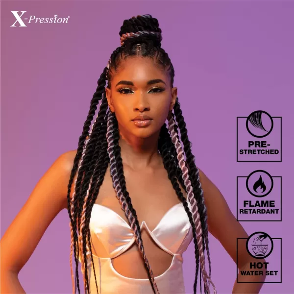 Sensationnel Braids XPRESSION 3X Pre-Stretched Braid 58" 