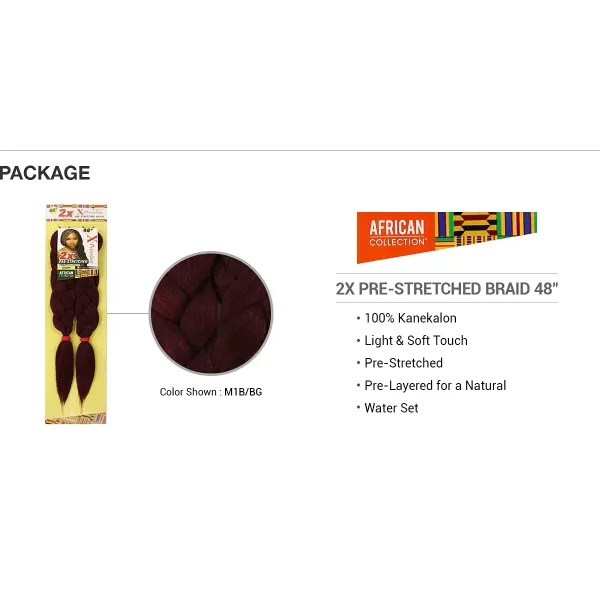 Sensationnel Braids XPRESSION 3X Pre-Stretched Braid 58" 