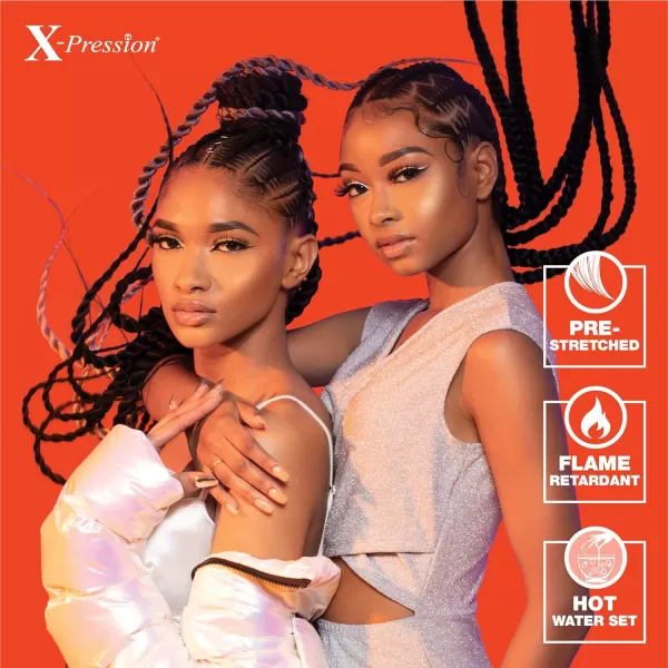 Sensationnel Braids XPRESSION 3X Pre-Stretched Braid 58" 