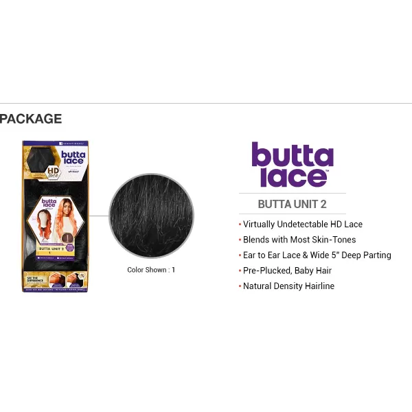 Sensationnel Butta HD Lace Front Wig Butta Unit 2 