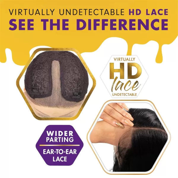 Sensationnel Butta Lace Front Wig - Natural Pre-Plucked Hairline Hand-tied HD Transparent Lace 5 Inch Deep Part with Babyhair - Butta Unit 32 