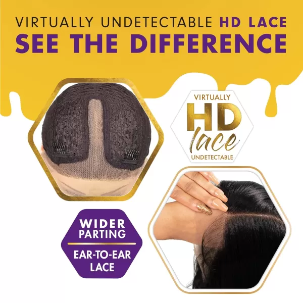 Sensationnel Butta Lace Front Wigs - Butta unit 26 extra wide 5 inch deep part synthetic wig preplucked hairline HD lace with Babyhair - Butta unit 26 