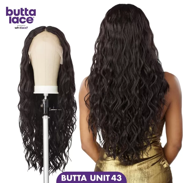 Sensationnel Butta Lace Front Wigs - Butta unit 43 extra wide 5 inch deep part synthetic wig preplucked hairline - Butta unit 43 