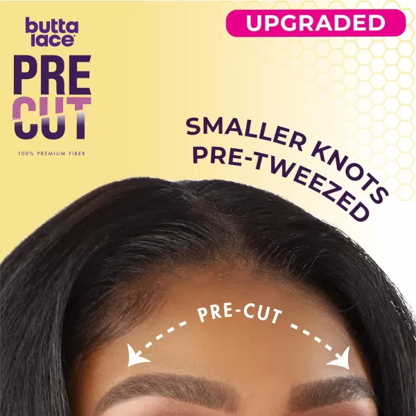 Sensationnel Butta Lace precut Front Wigs - unit 1 glueless precut lace extra wide 5 inch deep part synthetic wig pre-cut pre tweezed smaller knot hairline - Butta pre cut unit 1 