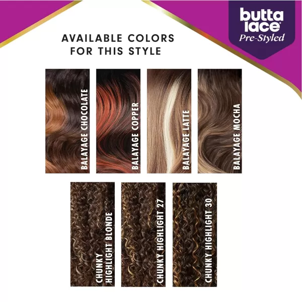 Sensationnel Butta Pre-styled Lace Front Wigs - Butta prestyled unit 2 glueless 2 way hand tied part lace synthetic wig preplucked hairline - Butta Styled Unit 2 