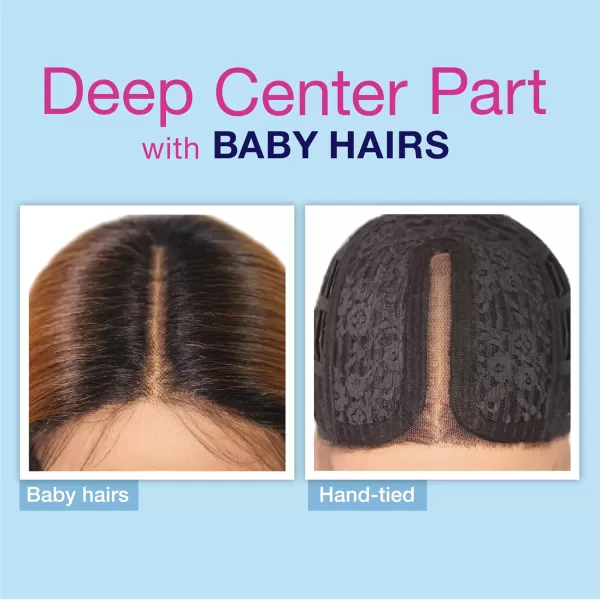 Sensationnel Dashly lace Front Wig - hand tied ear to ear soft lace synthetic with baby hair 5 Inch Deep Part - Dashly lace unit 31 