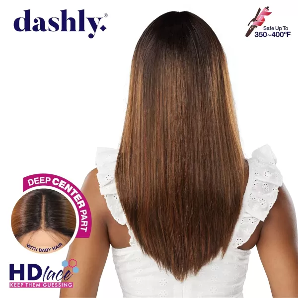 Sensationnel Dashly lace Front Wig - hand tied ear to ear soft lace synthetic with baby hair 5 Inch Deep Part - Dashly lace unit 31 