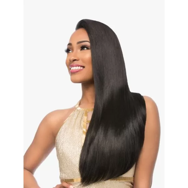 Sensationnel Empire Yaki weave hair - virgin Human hair extensions Yaki texture hair for weaving and sew in styles - Straight Yaki 1 pack 