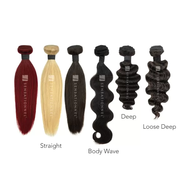Sensationnel Empire Yaki weave hair - virgin Human hair extensions Yaki texture hair for weaving and sew in styles - Straight Yaki 1 pack 