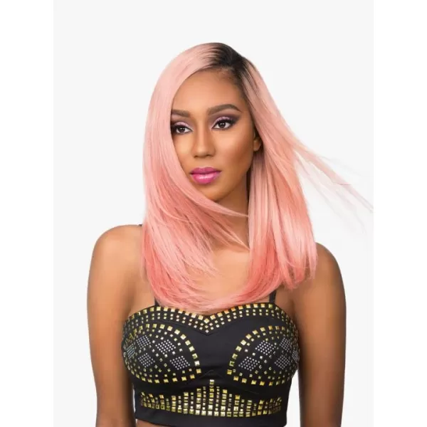 Sensationnel Empire Yaki weave hair - virgin Human hair extensions Yaki texture hair for weaving and sew in styles - Straight Yaki 1 pack 