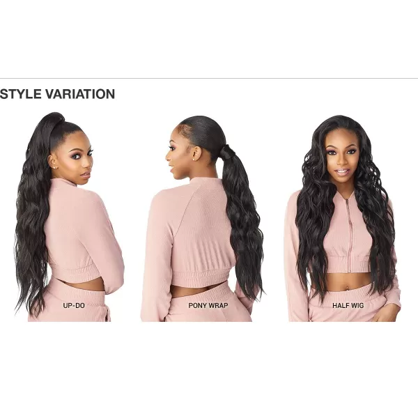 Sensationnel Half Wig N Pony Wrap Instant Up N Down UD 5 