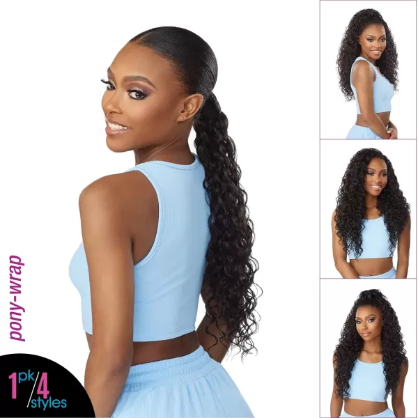 Sensationnel Instant UPDOWN halfwig Pony - Instant Weave Up and Down 4 style in 1 half wig and pony wrap - INSTANT UD Unit 16 