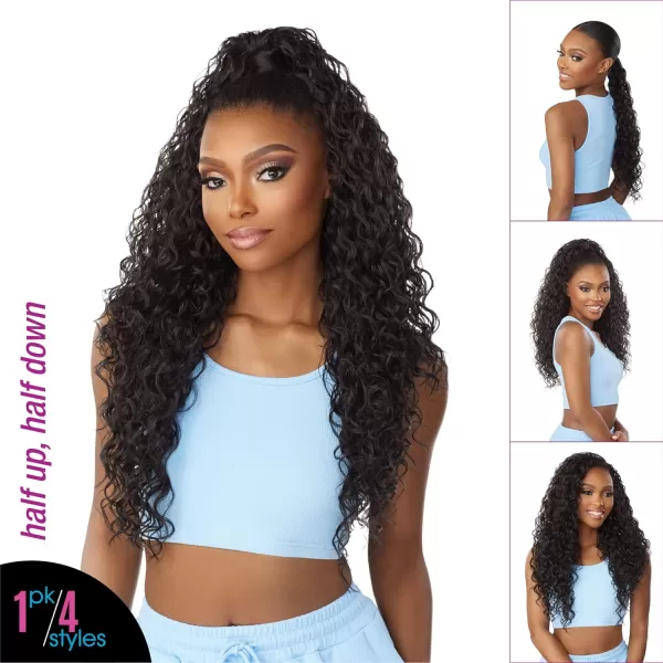Sensationnel Instant UPDOWN halfwig Pony - Instant Weave Up and Down 4 style in 1 half wig and pony wrap - INSTANT UD Unit 16 