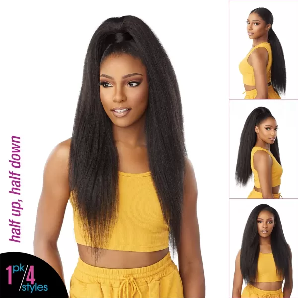Sensationnel Instant UPDOWN halfwig Pony - Instant Weave Up and Down 4 style in 1 half wig and pony wrap - INSTANT UD Unit 17 