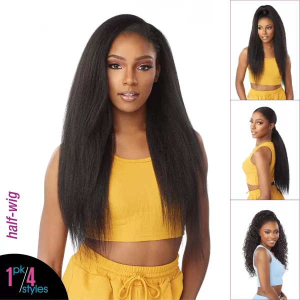 Sensationnel Instant UPDOWN halfwig Pony - Instant Weave Up and Down 4 style in 1 half wig and pony wrap - INSTANT UD Unit 17 