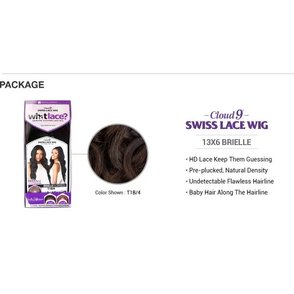 Sensationnel Lace Front Wig Cloud 9 What Lace Swiss Lace 13X6 Brielle 
