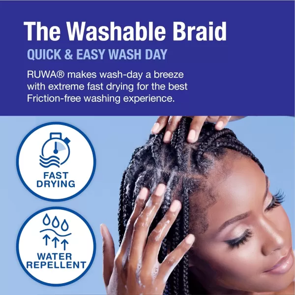 Sensationnel Ruwa Loc extensions braiding hair – Ruwa Loc extensions water repellent kanekalon fast dry synthetic braid - Ruwa Loc extensions 