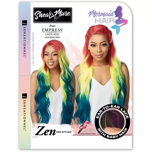 Sensationnel Synthetic Hair Lace Front Wig Shear Muse Deep Part Zen 
