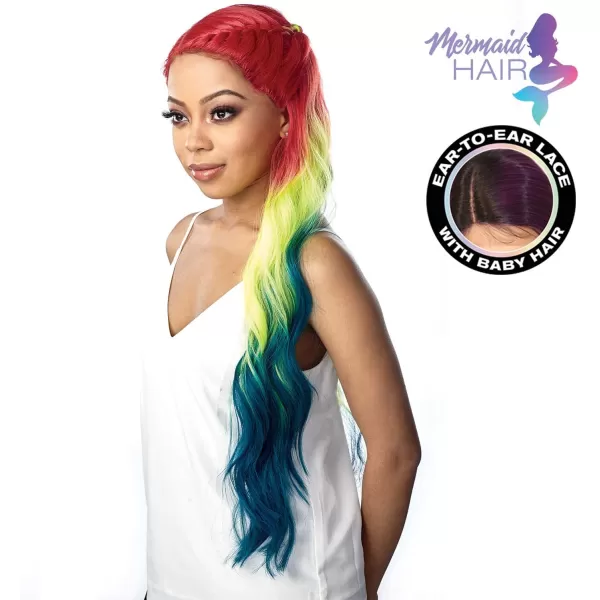 Sensationnel Synthetic Hair Lace Front Wig Shear Muse Deep Part Zen 