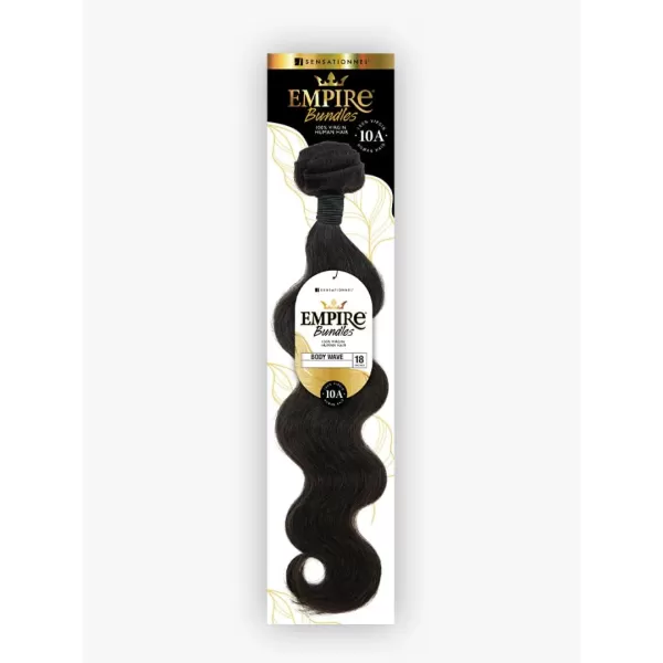 Sensationnel Virgin Human Hair Weave Empire Bundle 10A Body Wave  
