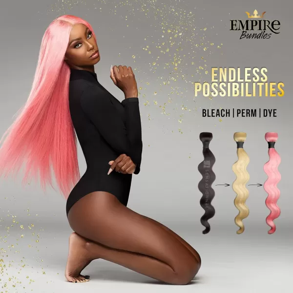 Sensationnel Virgin Human Hair Weave Empire Bundle 10A Body Wave  