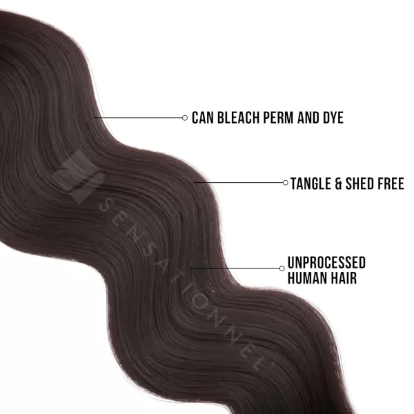 Sensationnel Virgin Human Hair Weave Empire Bundle 10A Body Wave  