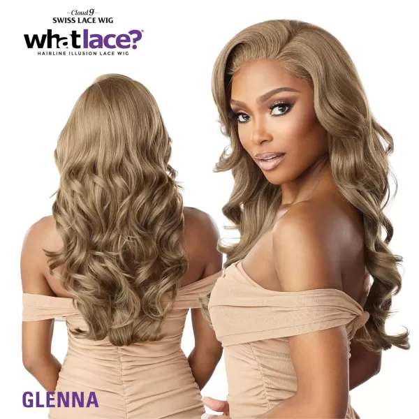 Sensationnel What Lace 13x6 Wigs - GLENNA synthetic wig Cloud 9 with preplucked hairline HD lace - Whatlace GLENNA 