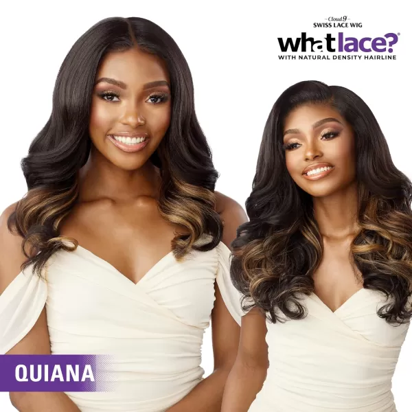 Sensationnel What Lace 13x6 Wigs - Quiana synthetic wig Cloud 9 with preplucked hairline - Whatlace QUIANA 