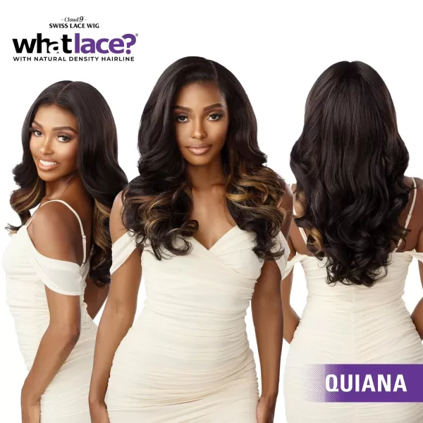 Sensationnel What Lace 13x6 Wigs - Quiana synthetic wig Cloud 9 with preplucked hairline - Whatlace QUIANA 