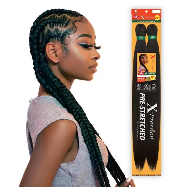 Sensationnel Braids XPRESSION 3X Pre-Stretched Braid 58" 