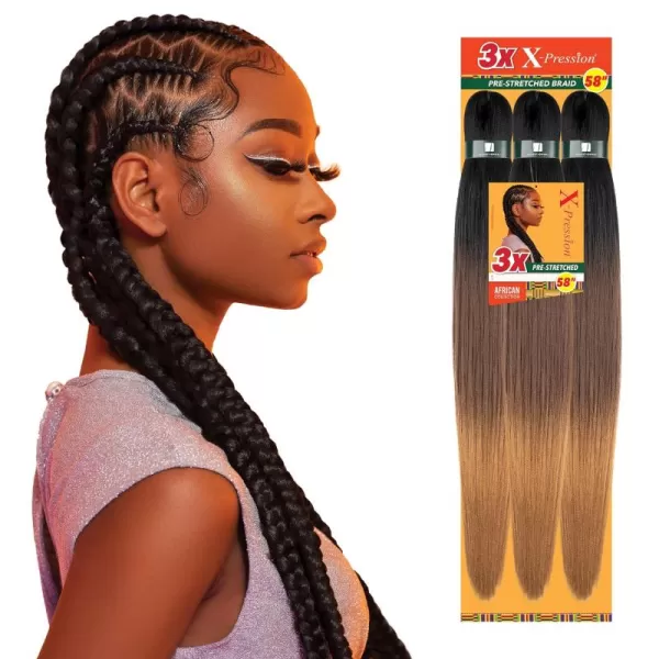 Sensationnel Braids XPRESSION 3X Pre-Stretched Braid 58" 