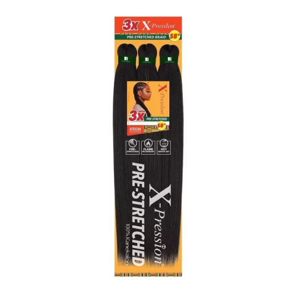 Sensationnel Braids XPRESSION 3X Pre-Stretched Braid 58" 