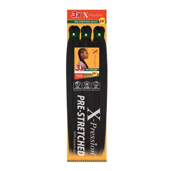 Sensationnel Braids XPRESSION 3X Pre-Stretched Braid 58" 