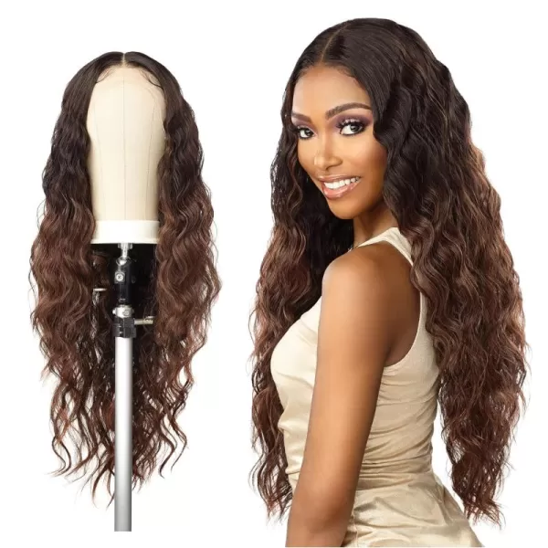 Sensationnel Butta Lace Front Wigs - Butta unit 26 extra wide 5 inch deep part synthetic wig preplucked hairline HD lace with Babyhair - Butta unit 26 
