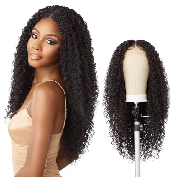 Sensationnel Butta Lace Front Wigs - Butta unit 35 extra wide 5 inch deep part synthetic wig preplucked hairline - Butta unit 35 