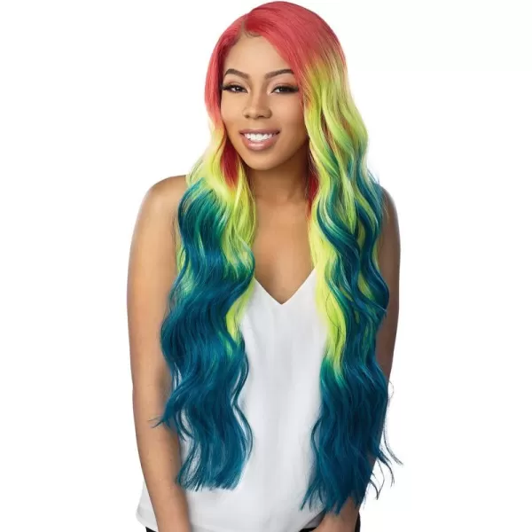 Sensationnel Synthetic Hair Lace Front Wig Shear Muse Deep Part Zen 
