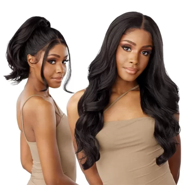 Sensationnel 360 Butta Lace Front Wigs - 360 Butta unit 3 wider parting synthetic wig preplucked hairline HD glueless lace with babyhair - 360 Butta unit 3 