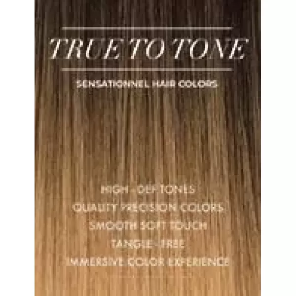 imageSensationnel Vice  Lace unit 12 2TopBottom Mix DarkBrown  HoneyBlonde T227