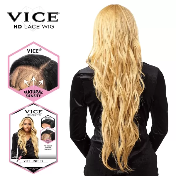 imageSensationnel Vice  Lace unit 12 2TopBottom Mix DarkBrown  LightAuburn T230