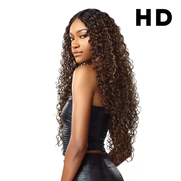 imageSensationnel Vice Synthetic HD Lace Front Wig  VICE UNIT 1 1B Off BlackCH27
