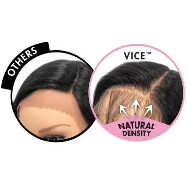 imageSensationnel Vice Synthetic HD Lace Front Wig  VICE UNIT 1 1B Off BlackFLAMBOYAGESAND